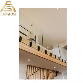 Excellent View In Stock Stainless 316 2205 Square Frameless Glass Spigot Balustrade Glass Railing