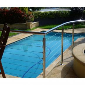 Customized Size Balcony Railing Design Wire Cable Railing Rod Bar Railing - 副本