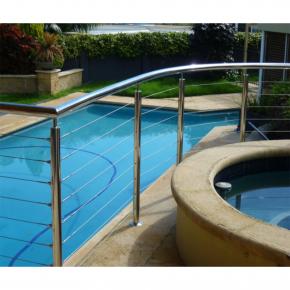 Stainless Steel Railing Design for Balcony with Cable Railing